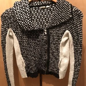 Anthro Yellow Bird Alpaca Blend Moto